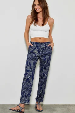 Pantalons^Five Jeans 554 Lavina Pant Droit Toile De Jouy