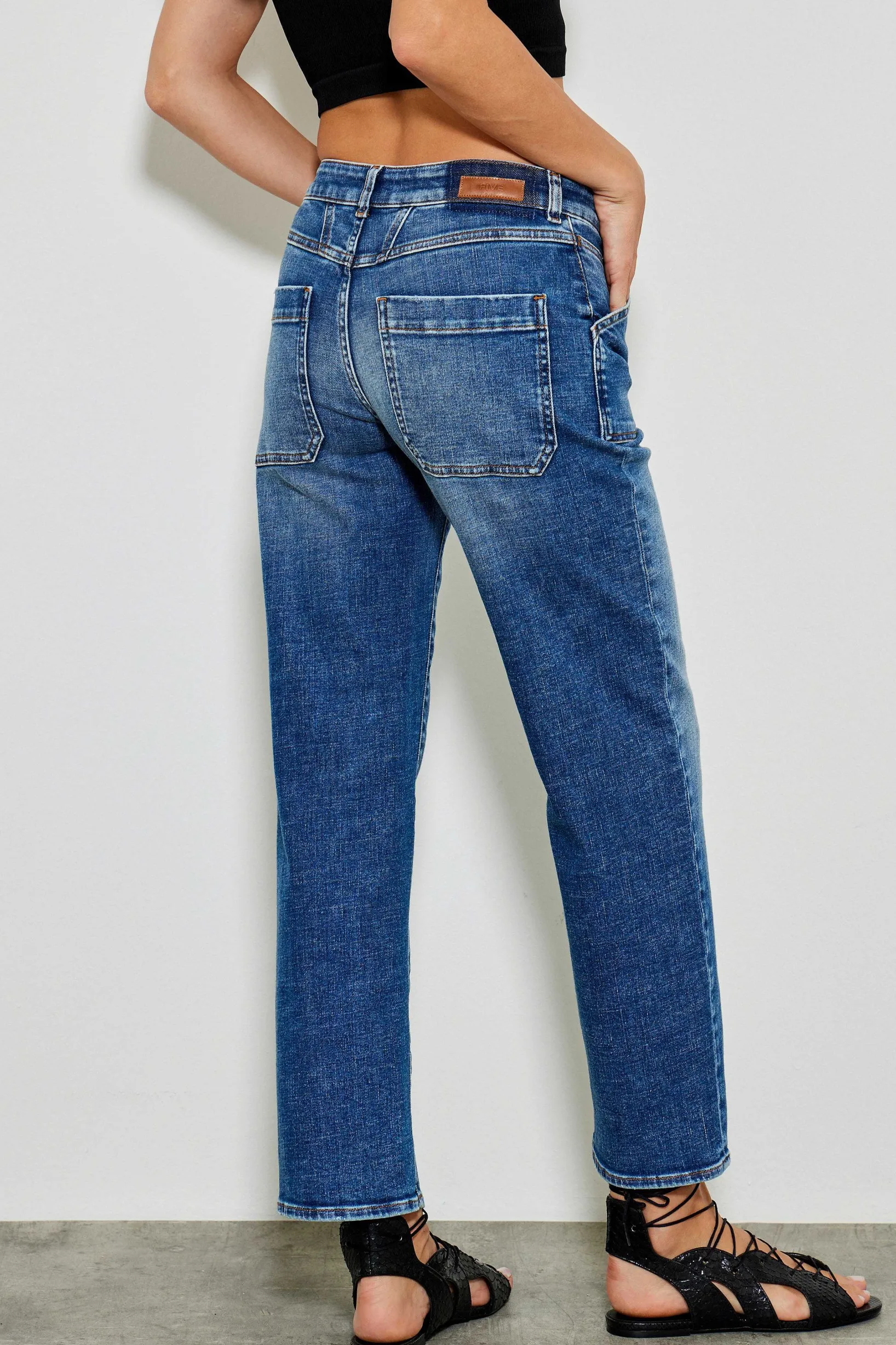 Jeans^Five Jeans 331 Lourdes Jeans Large Medium Blue