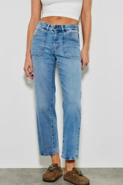 Jeans^Five Jeans 702 Lourdes Jeans Large Light Blue