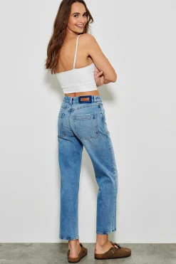 Jeans^Five Jeans 702 Lourdes Jeans Large Light Blue