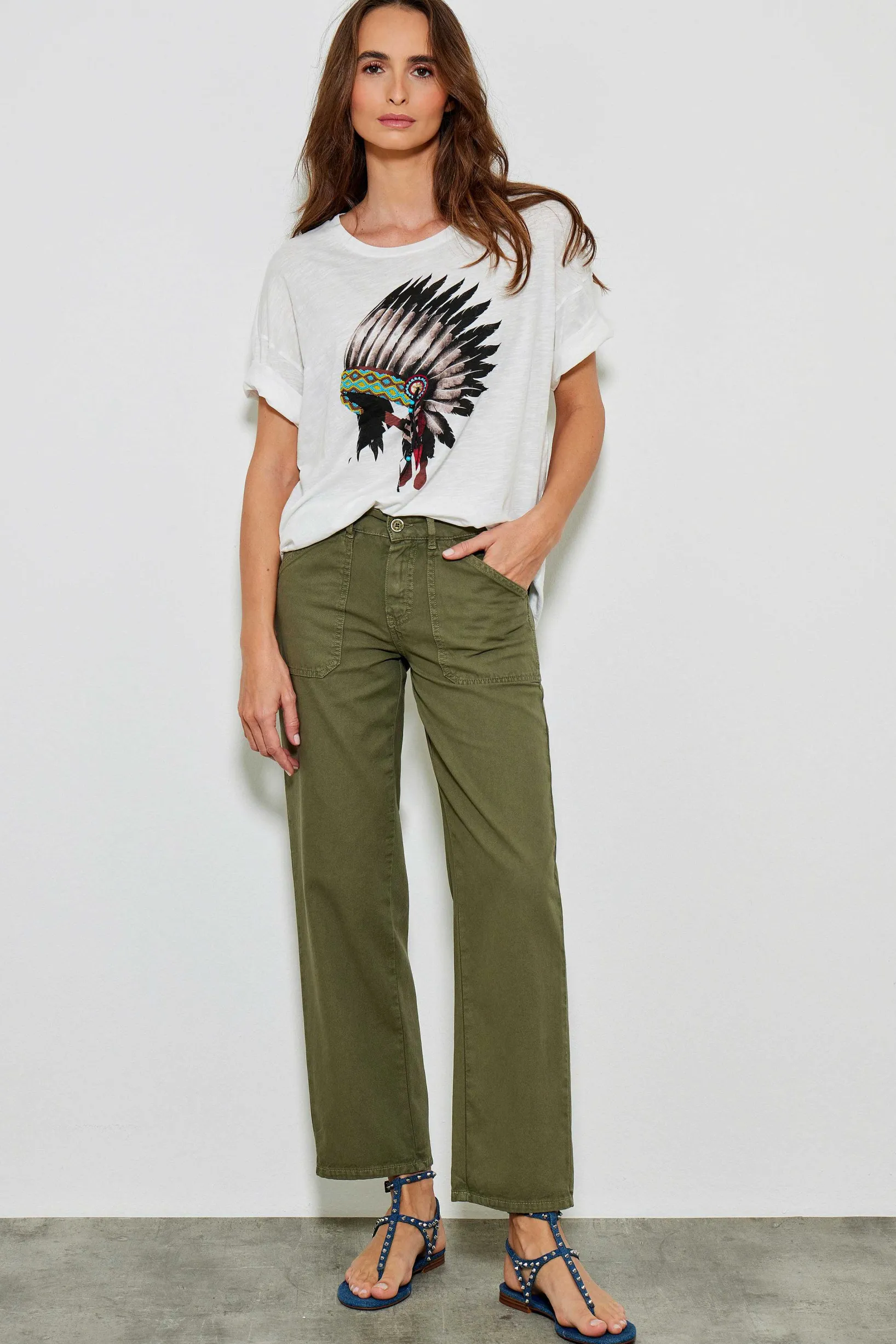 Pantalons^Five Jeans 371 Lourdes Pantalon Large
