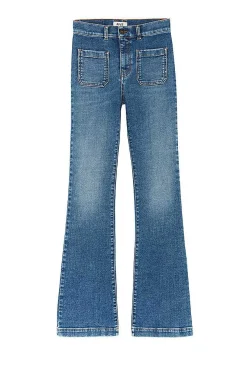 Jeans^Five Jeans 331 Luna Jeans Flare Medium Blue
