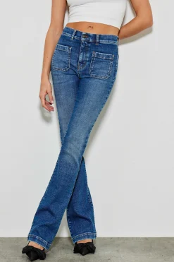 Jeans^Five Jeans 331 Luna Jeans Flare Medium Blue