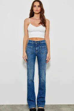 Jeans^Five Jeans 331 Luna Jeans Flare Medium Blue