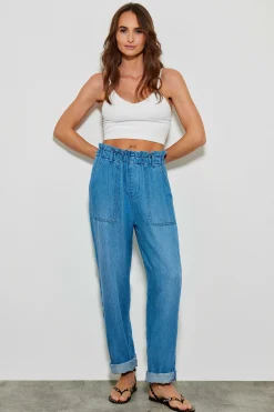Jeans^Five Jeans 160 Lydie Jeans Droit Blue