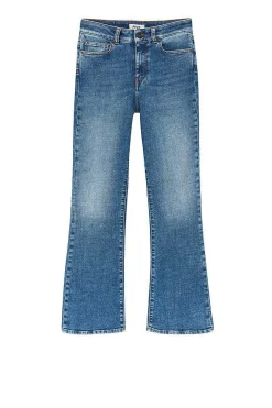 Jeans^Five Jeans 331 Maylan Jeans Flare Cropped Medium Blue