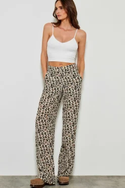 Pantalons^Five Jeans 158 Ninon Pantalon Fluide Leopard