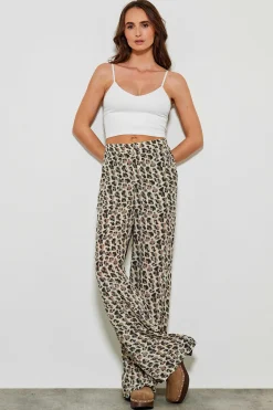 Pantalons^Five Jeans 158 Ninon Pantalon Fluide Leopard