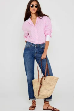 Jeans^Five Jeans 299 Tara Jeans Boyfit Medium Blue