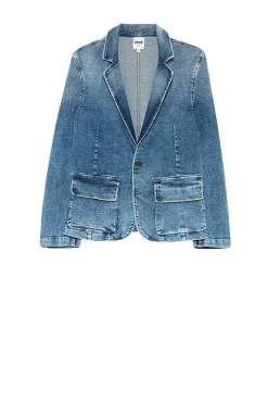 Vestes^Five Jeans Blazer Valina Medium Blue