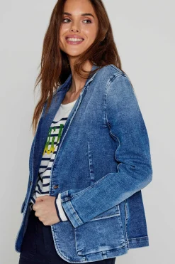 Vestes^Five Jeans Blazer Valina Medium Blue