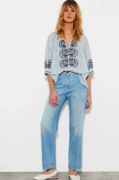 Chemises Et Blouses^Five Jeans Blouse Bia Blue