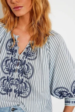 Chemises Et Blouses^Five Jeans Blouse Bia Blue
