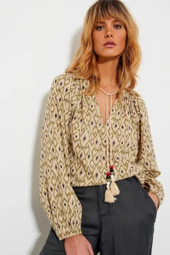 Chemises Et Blouses^Five Jeans Blouse Biche Kaki