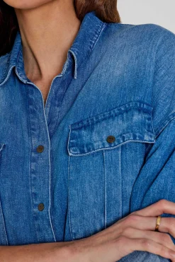 Chemises Et Blouses^Five Jeans Chemise Cecilia Blue