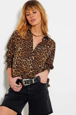 Chemises Et Blouses^Five Jeans Chemise Channel Leopard