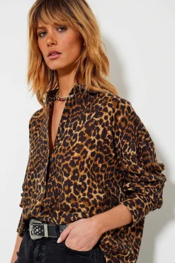 Chemises Et Blouses^Five Jeans Chemise Channel Leopard
