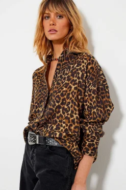 Chemises Et Blouses^Five Jeans Chemise Channel Leopard