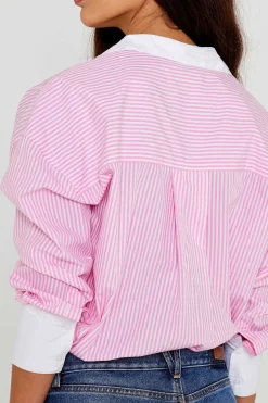 Chemises Et Blouses^Five Jeans Chemise Channel Pink