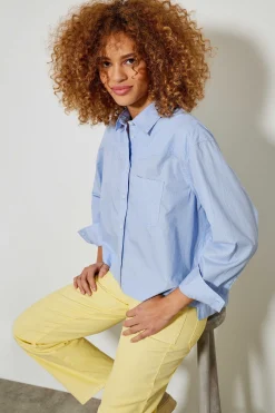 Chemises Et Blouses^Five Jeans Chemise Clarence Light Blue