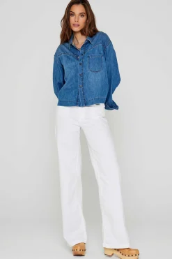 Chemises Et Blouses^Five Jeans Chemise Clarence Medium Blue