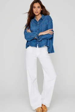 Chemises Et Blouses^Five Jeans Chemise Clarence Medium Blue