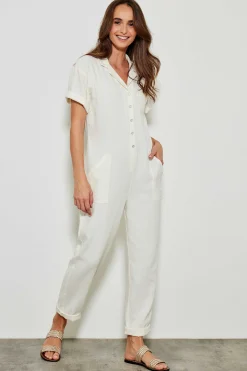 Combinaisons^Five Jeans Combinaison Esad Off White