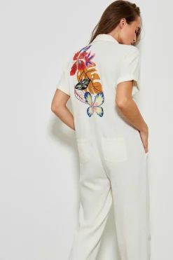 Combinaisons^Five Jeans Combinaison Esad Off White