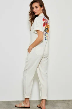 Combinaisons^Five Jeans Combinaison Esad Off White