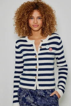 Pulls^Five Jeans Gilet Sunset Navy