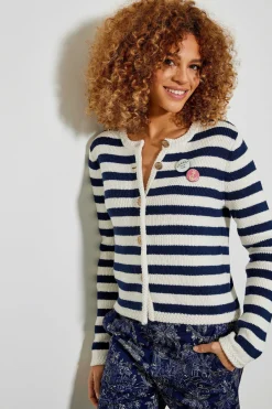 Pulls^Five Jeans Gilet Sunset Navy