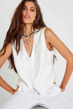 City^Five Jeans Gilet Volia White