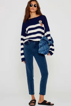 Pulls^Five Jeans Pull Mariniere