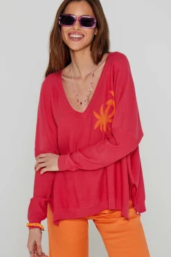 Pulls^Five Jeans Pull Palmier