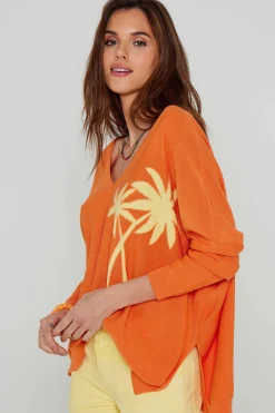 Pulls^Five Jeans Pull Palmier