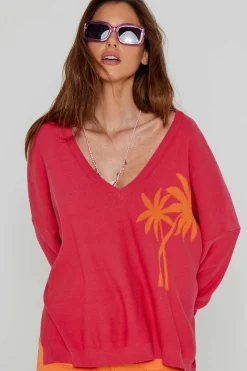 Pulls^Five Jeans Pull Palmier