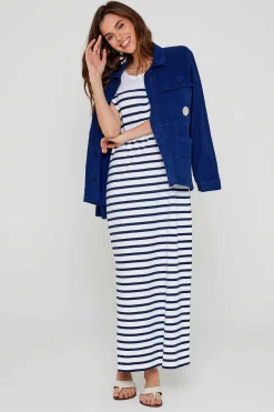 Robes^Five Jeans Robe Mariniere