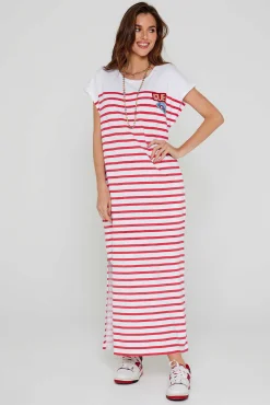 Robes^Five Jeans Robe Mariniere