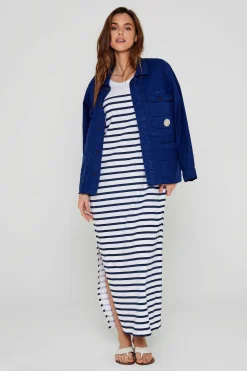 Robes^Five Jeans Robe Mariniere