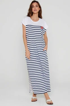 Robes^Five Jeans Robe Mariniere