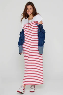 Robes^Five Jeans Robe Mariniere