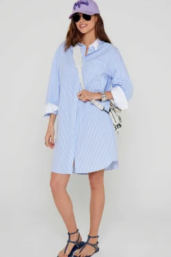 Robes^Five Jeans Robe Morgane 559 Blue