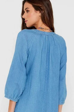 Robes^Five Jeans Robe Riselene Blue