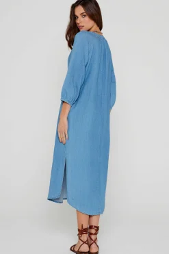 Robes^Five Jeans Robe Riselene Blue