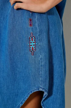 Robes^Five Jeans Robe Rym Denim Blue