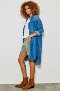 Robes^Five Jeans Robe Rym Denim Blue