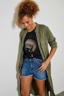 Shorts^Five Jeans Short Samuela Blue