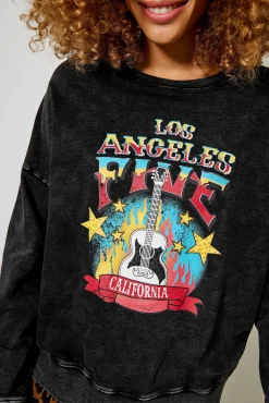 Sweats^Five Jeans Sweat Los Angeles Acid Grey