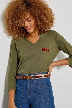Tee-Shirts^Five Jeans Tee-Shirt Love Signature
