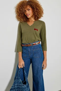 Tee-Shirts^Five Jeans Tee-Shirt Love Signature